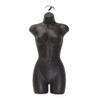 Black Female Half Round Mannequin Form