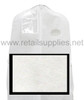 72" White Fabtex 10" Side Gusset Bridal Bag unprinted - ea.