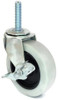 2-1/2" with 5/16" stem and brake Urethane Casters