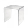 8"x8"x8" Square Clear Acrylic Individual Risers