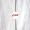 1-1/4" Round Red & White New Labels