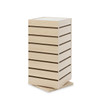 12" x 12" x 25"h Countertop Maple Slatwall Spinner