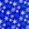 24" x 200' Blue Snowflake Gift Wrap