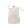 4" W x 5" Beige Linen Bag per pkg. 12