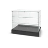 Frameless 48"w x 20"d x 38"h Tempered Glass Showcase