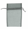 Silver Medium Economy Organza Bags 4" x 6" pkg. 10