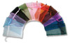4"x5" Assorted Colour Organza Bags Pack of 12