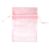 Pink Small Economy Organza Bags 3" x 4" pkg. 10