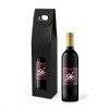 1 Bottle Matte Black Wine Box Carrier