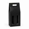 2 Bottle Matte Black Wine Box Carrier