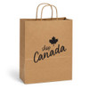Vanity 10"x5"x13.5" 100% Recycled Kraft Shop Canada Paper Shopping Bag