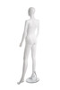 The Durables White Satin Kate Female Mannequin Leg to Side pose (2in1)