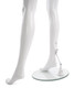 The Durables White Satin Kate Female Mannequin Leg to Side pose (2in1)