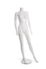The Durables White Satin Kate Female Mannequin Leg to Side pose (2in1)