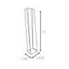 Clear 2-5/8" x 1-7/8" x 11" BOPP Hard Bottom Bag