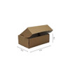 SupremeX Enviro-LogiX™ 6"l x 4"w x 2"h Kraft E-comm Shipping Box