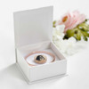 3" x 3" x 1-1/4" Akoya White Pearl Jewellery Box