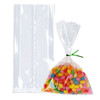 6 lb. Clear 6" x 3" x 15" Polypropylene Bags with side gusset
