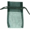 Hunter Green Extra Large Economy Organza Bags 6" x 10" pkg. 10