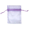 Lavender Large Economy Organza Bags 5" x 7" pkg. 10