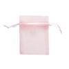 3-1/2" x 4-3/4" Pink Organza Bags