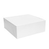 12" x 12" x 4" White Bakery Cake Box