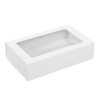 White Window Macaron Boxes 8.25 x 5 x 2"