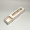 White Window Macaron Boxes 8.25 x 2.5 x 2"
