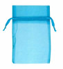 Turquoise Large Economy Organza Bags 5" x 7" pkg. 10