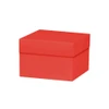 6"x6"x4" Deluxe Gourmet Gift box - Red