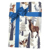 24" x 200' Snowy Country Forest Gift Wrap