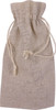 3" W x 4" T Natural Linen Bag per pkg. 12