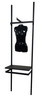 120" System X Matte Black Heavy Duty Wall Standard