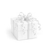 White Uncrimped Curling Ribbon 3/16" wide x 500 yds.