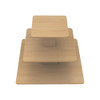 Maple Melamine 3 Tier Square Display Table