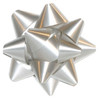 Silver 3-3/4" Star Bows per 200