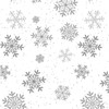 40" x 100' Let it Snow Cellophane Roll