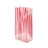 1 lb. Gusset 1.2 mil Vertical Stripes Polypropylene Cellophane Bags 3-1/2"x2"x7-1/2" per 100