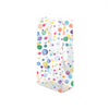 2 lb. Gusset 1.2 mil Watercolor Confetti Polypropylene Bags 4"x2-1/2"x9-1/2" per 100