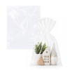 16" x 20" 1.2 mil Clear Polypropylene Cellophane Basket Bags - No Gusset