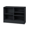 48" Black Economy Wrap Counter with Slatwall Front