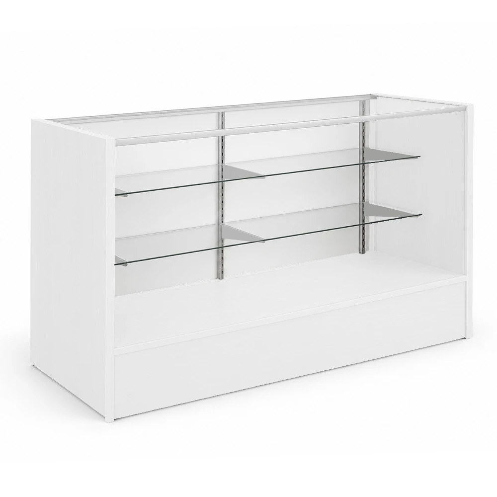 70" White Economy Full Vision Showcase