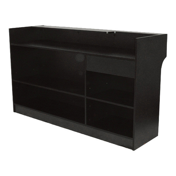 48" Black Ledgetop Counter