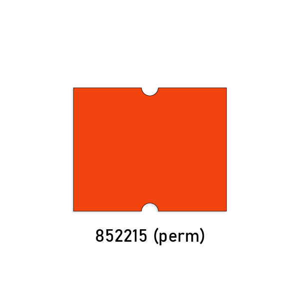 Red Permanent Labels for use with Towa 2 Labellers