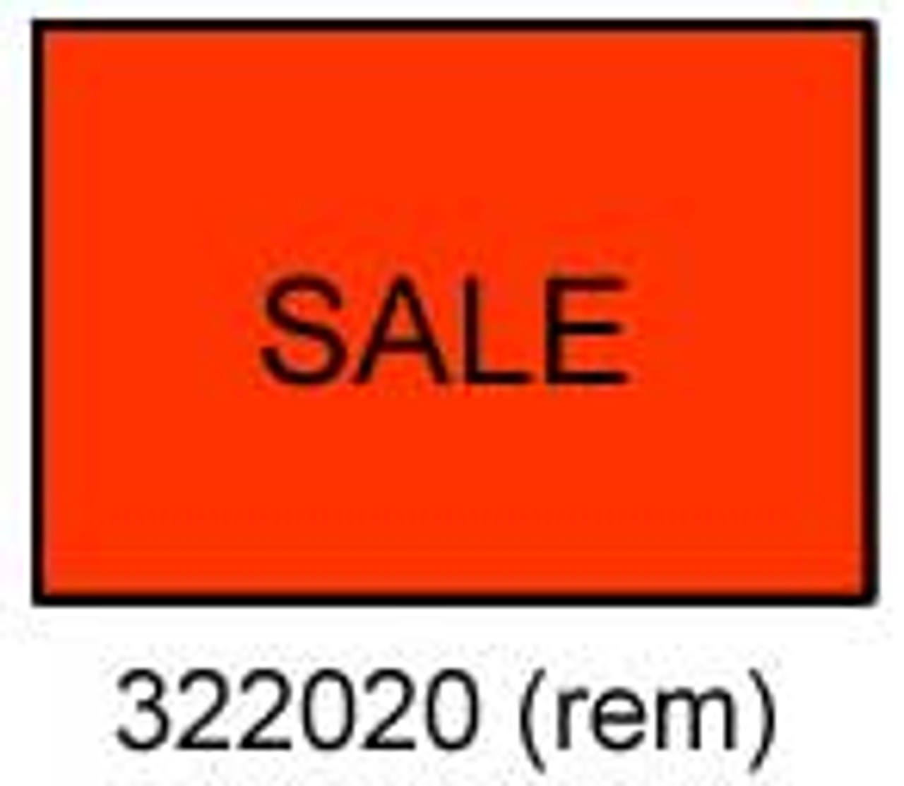 T92020 Red "SALE" Removable Labels for use with Avery Dennison 216 Two Line Labeler