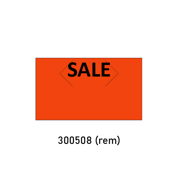 Red Removable "SALE" Labels for Monarch 1131 Label Gun