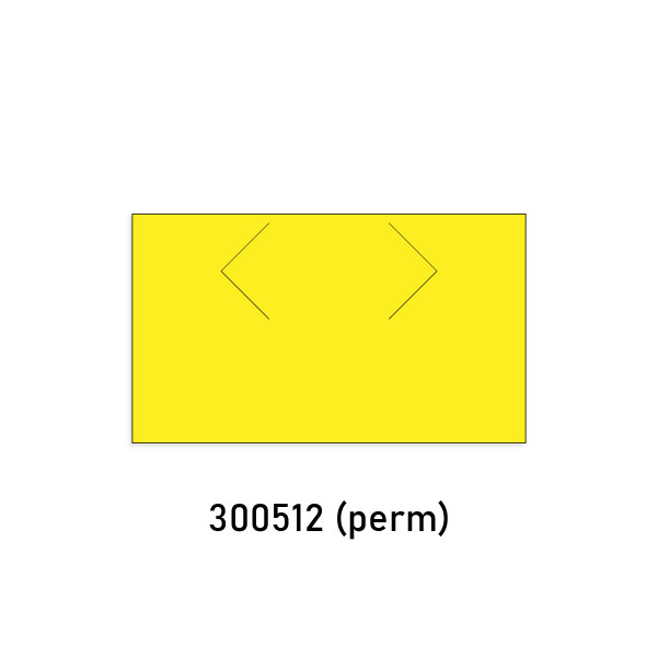 Yellow Permanent Labels for Monarch 1131 Label Gun