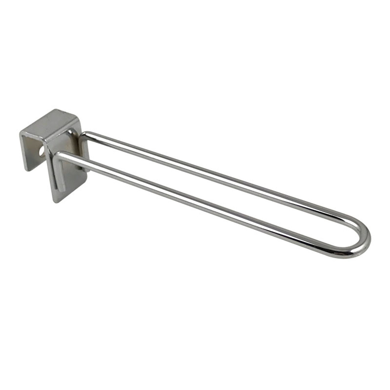 6" Chrome Double Hooks for Rectangular Tubing - ea. - Limited Supply