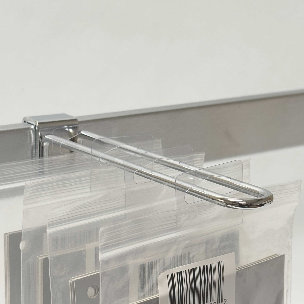 6" Chrome Double Hooks for Rectangular Tubing - Limited Supply