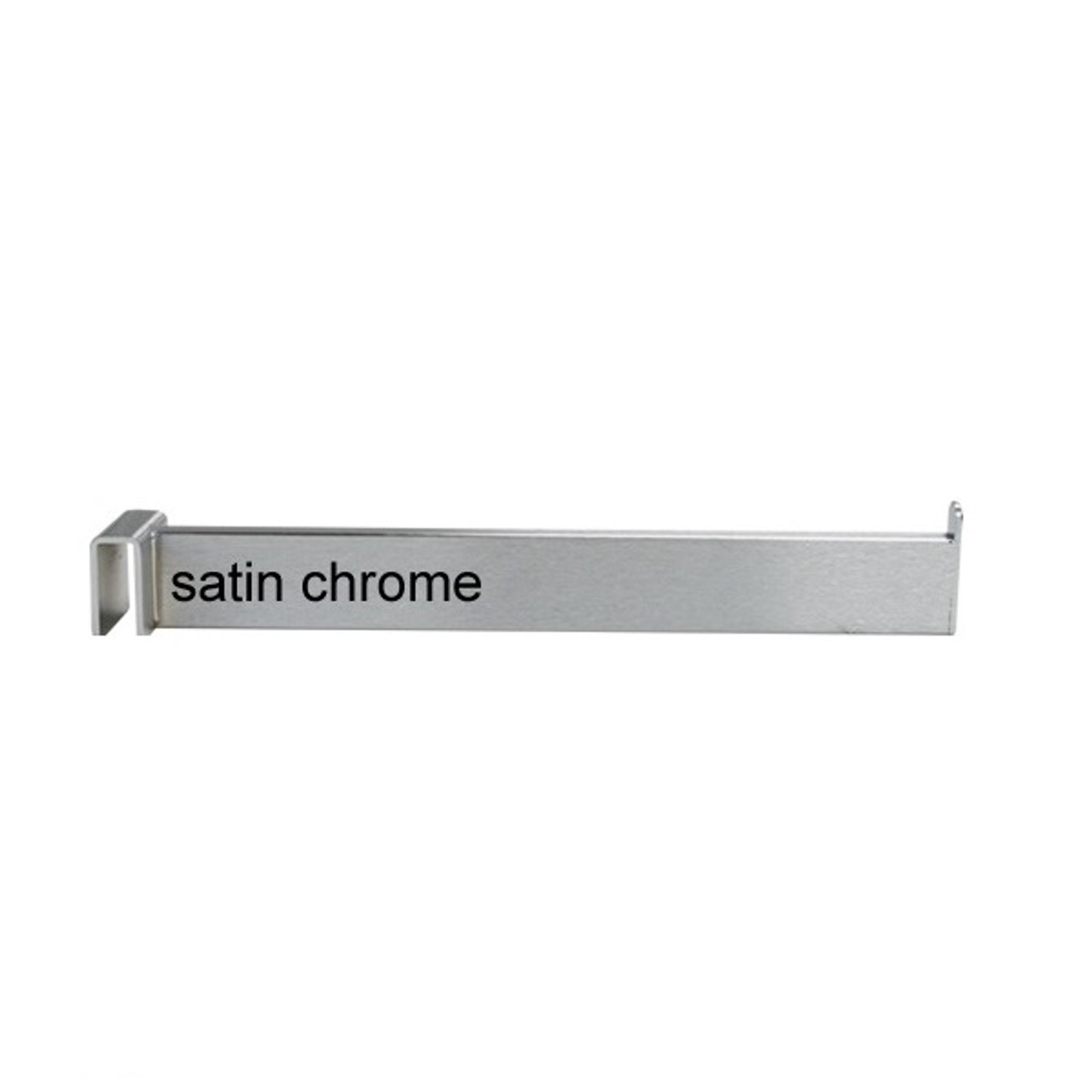 Satin Chrome RH12 12" Faceouts for Rectangular Tubing